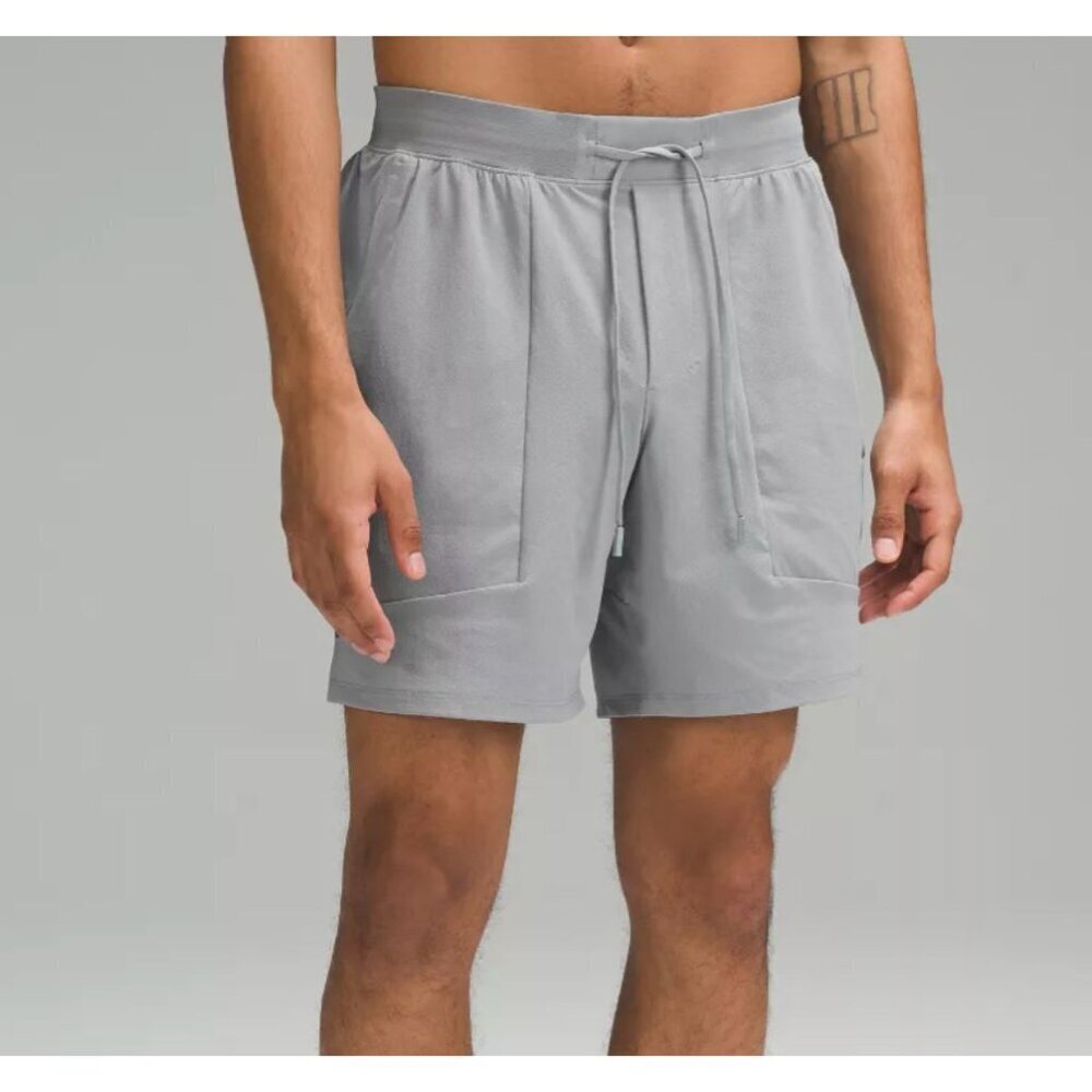 Lululemon License to Train Linerless Short 7" Rhino Gray Size XXl